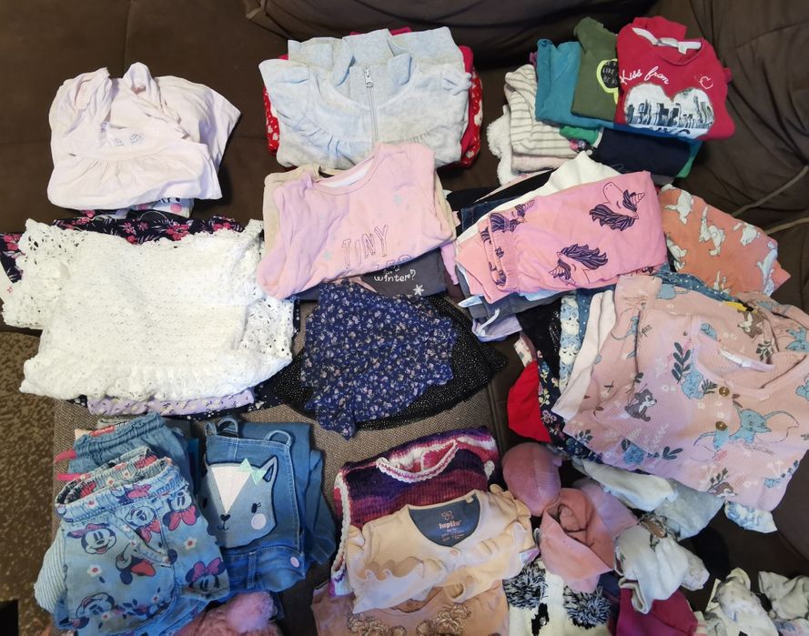 Mega paka ubranek dla dziewczynki rozm. 86 /92