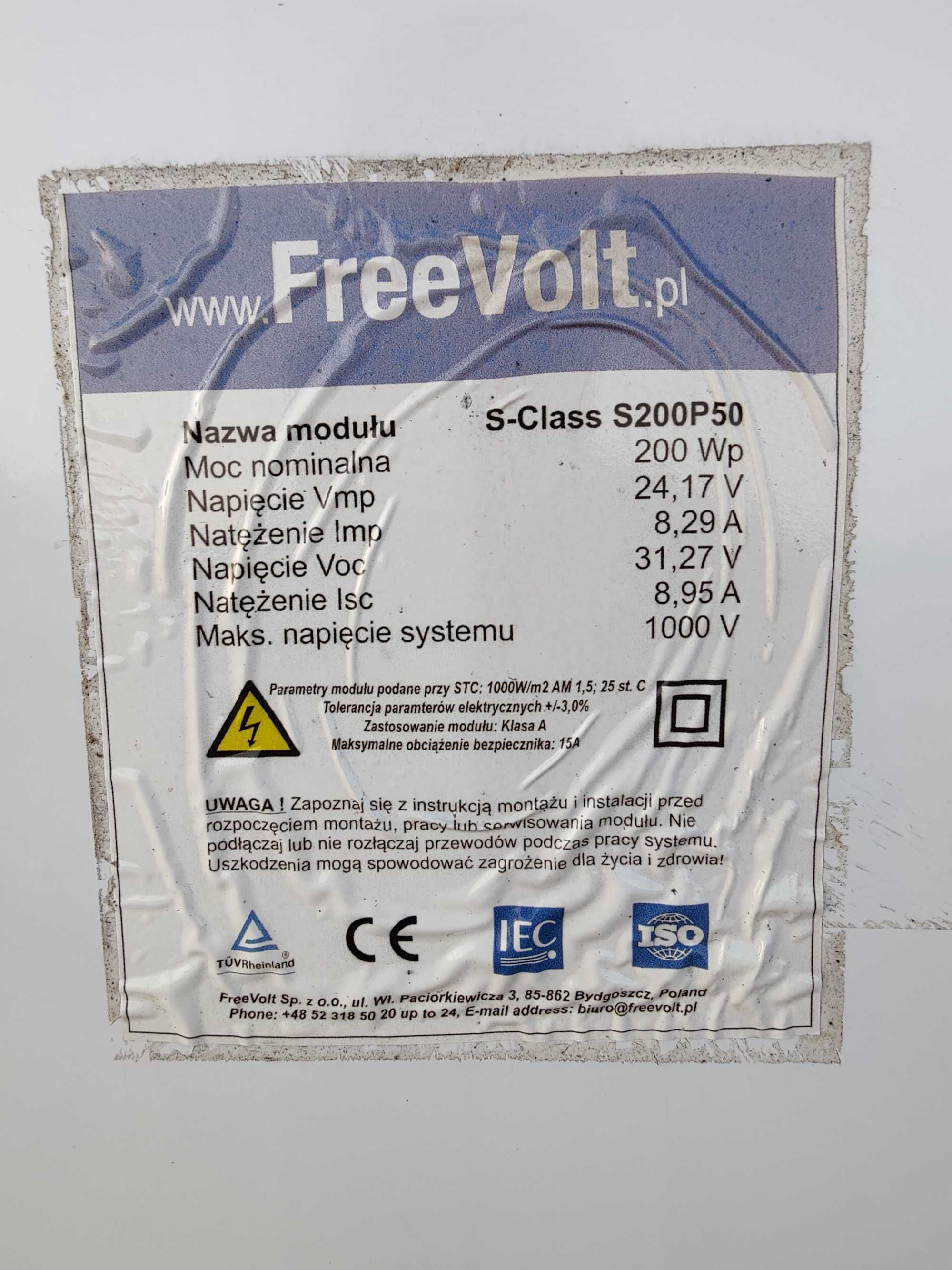 Falownik Fronius SYMO 3.7, panele fotowoltaiczne, instalacja PV