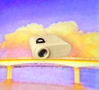 Mini projektor most z chmurami