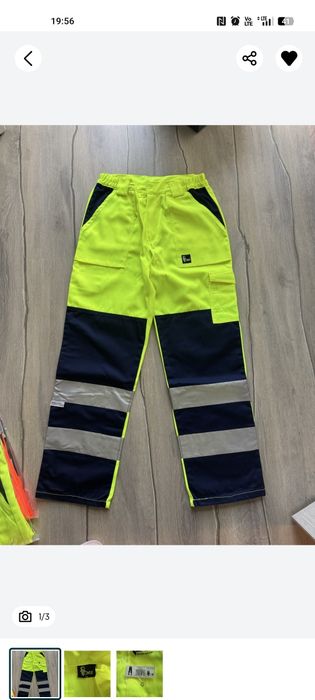 Spodnie robocze odblaskowe 50