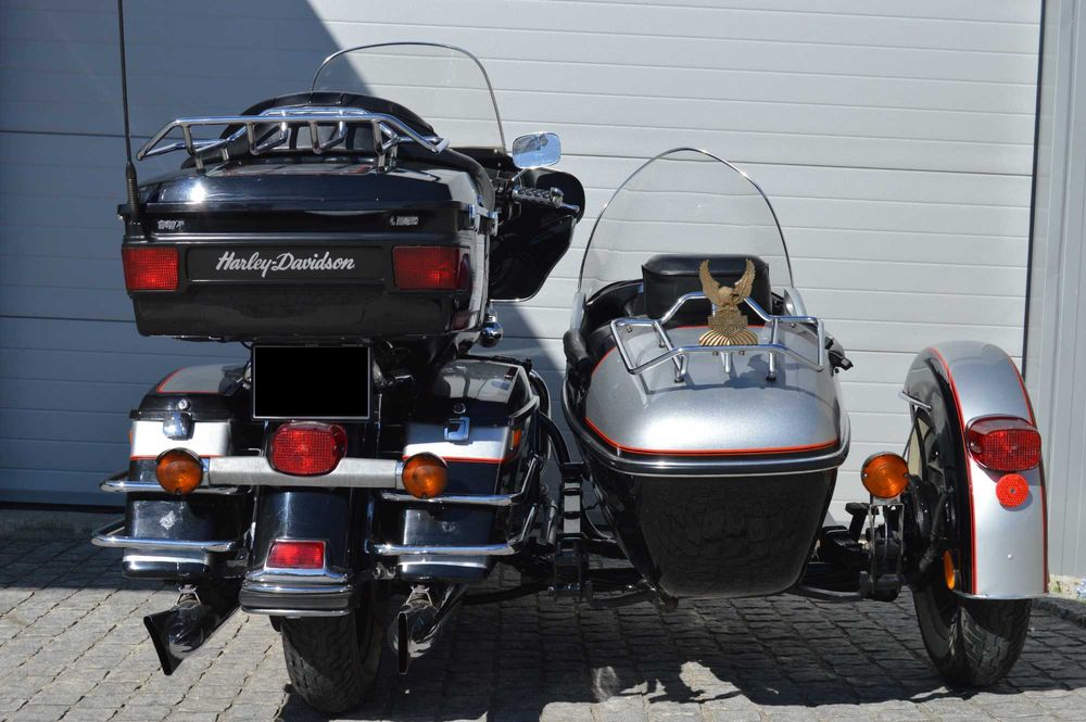 Harley Davidson de 1989 com sidecar