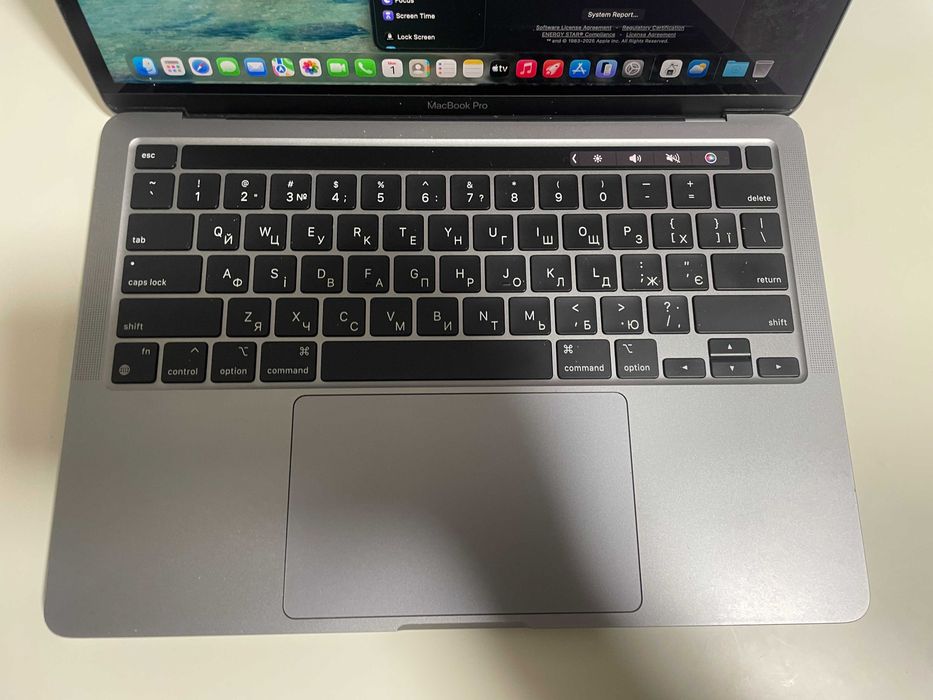 Ноутбук Apple MacBook pro 13“ Space gray M1 16/256 2021 (MLY43) a2338