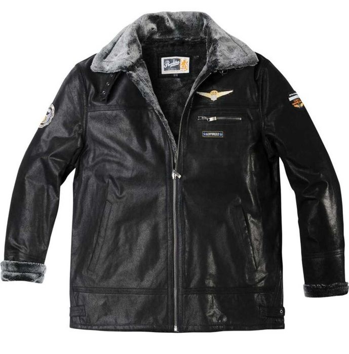 Куртка пілот 3xl / 4xl авіатор чорна чоловіча шкіряна льотна зимова
