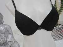 Biustonosz jak nowy czarny push up rozm 70 E