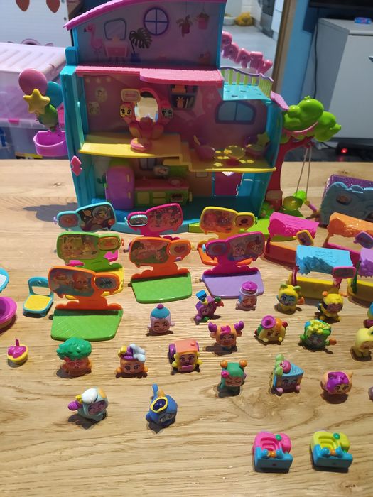 Domek Party, duży zestaw plus zestaw do lodów, domki. Moji Pop's