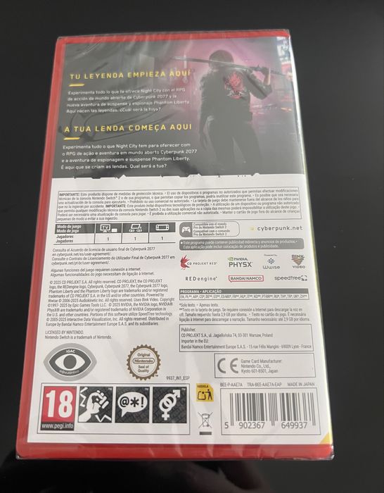 Cyberpunk Ultimate edition Switch 2 (SELADO)