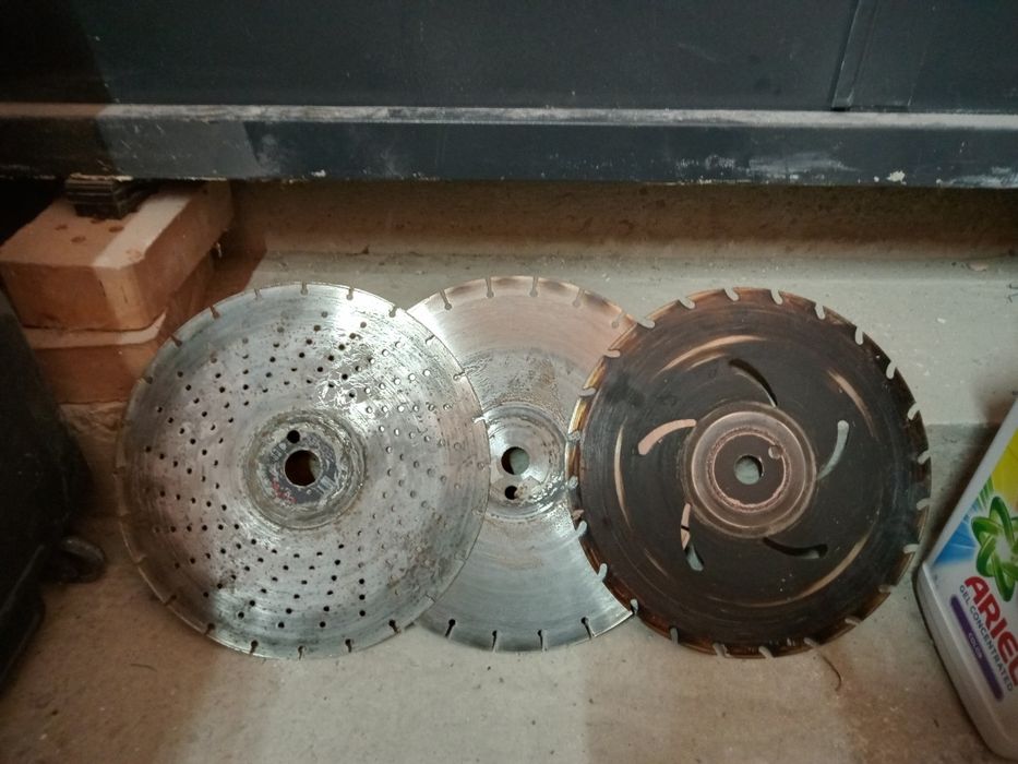 Тушки алмазних дисків. Використані диски 350мм. Алмазні диски.