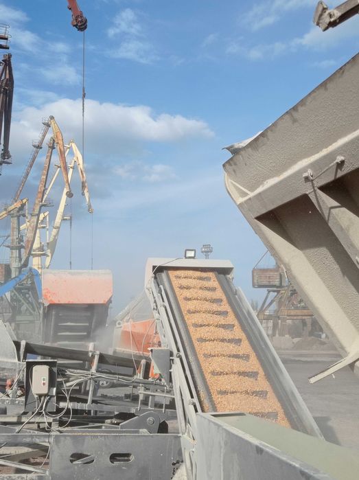 Розвантажувач зерновозів,барж, перевантажувач, навантажувач,конвейер