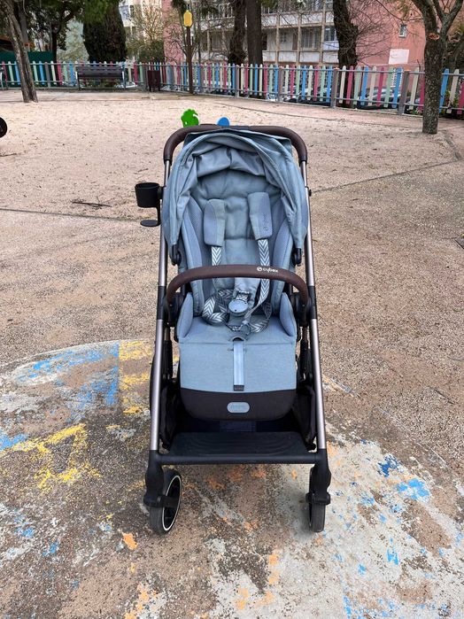 Cybex Balios S Lux Stormy Blue (Taupe Frame)