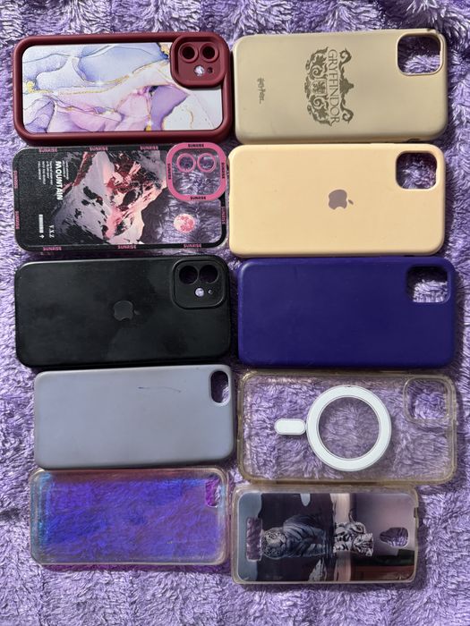 Чохли на айфон 7,11,12 і леново