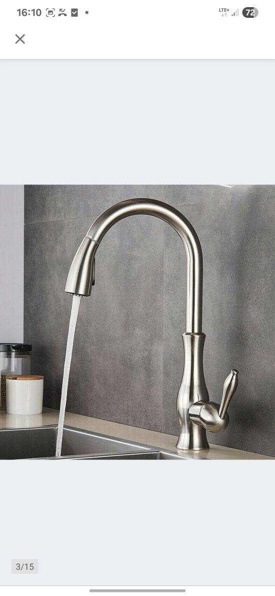 Bateria kuchenna retro stal inox NOWA