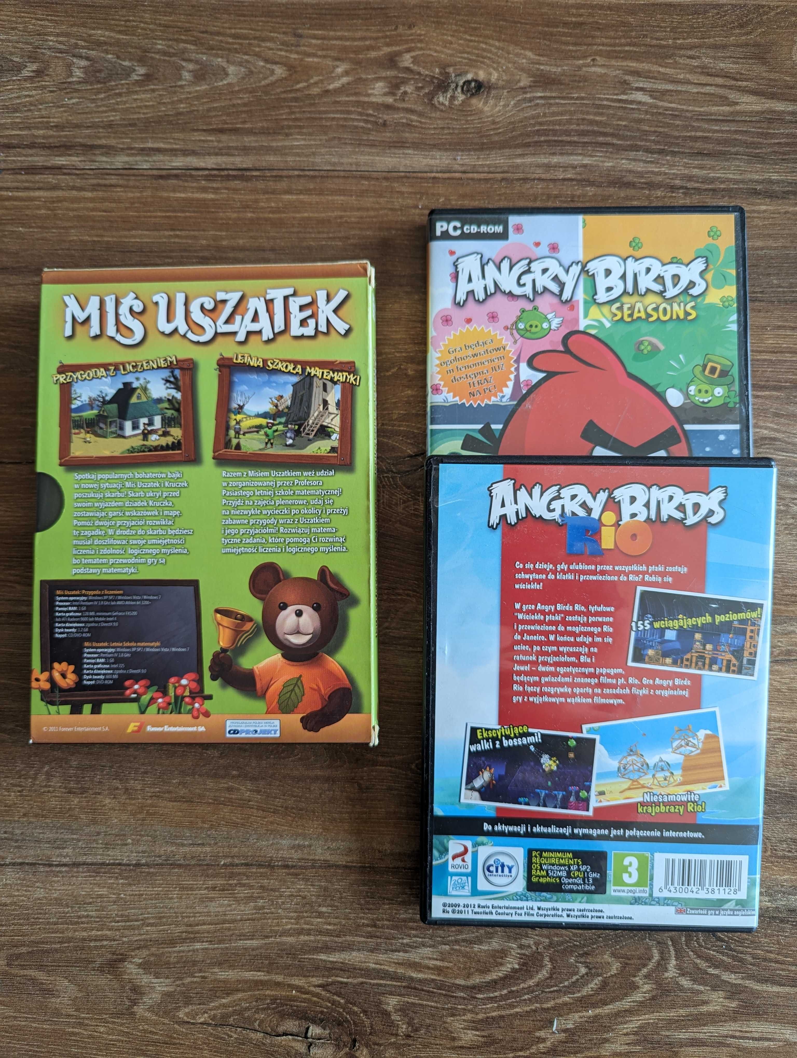 Gry na PC, Angry Birds, Miś Uszatek