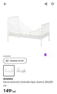 Cama ferro extensível IKEA - MINNEN
