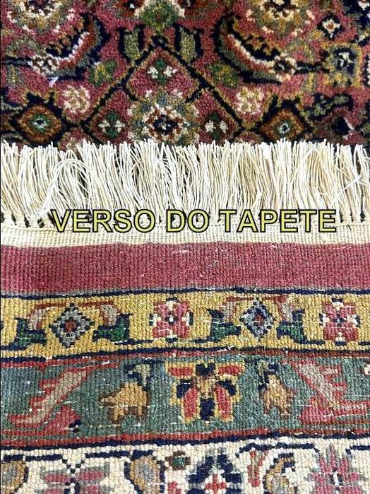 Tapete Persa BIDJAR - Lã s/Algodão - 293 x 207cm - Denso e Resistente