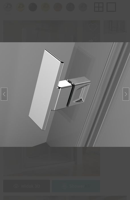 RADAWAY drzwi prysznicowe 80 kowbojskie NOWE