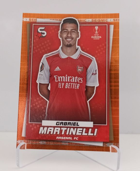 Gabriel Martinelli Arsenal FC karta numerowana Topps Superstars 2022