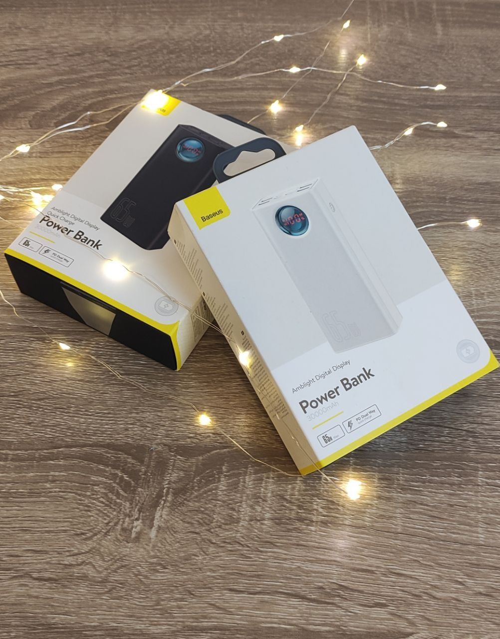 Павербанк для ноутбуків Baseus Amblight 65w 30000 mah