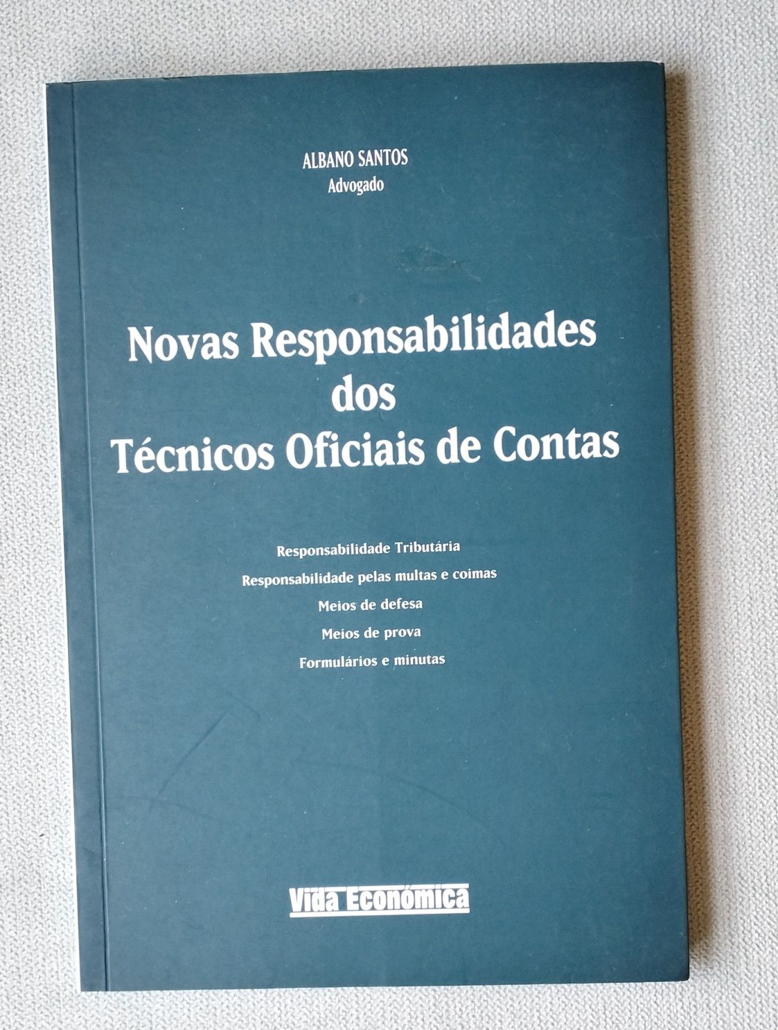 Livro Novas Responsabilidades dos Técnicos Oficiais de Contas