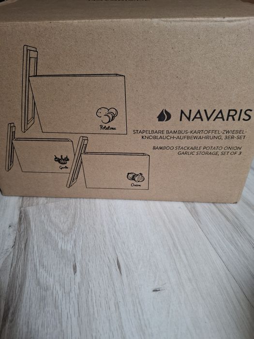 Bambusowe skrzynki na żywność