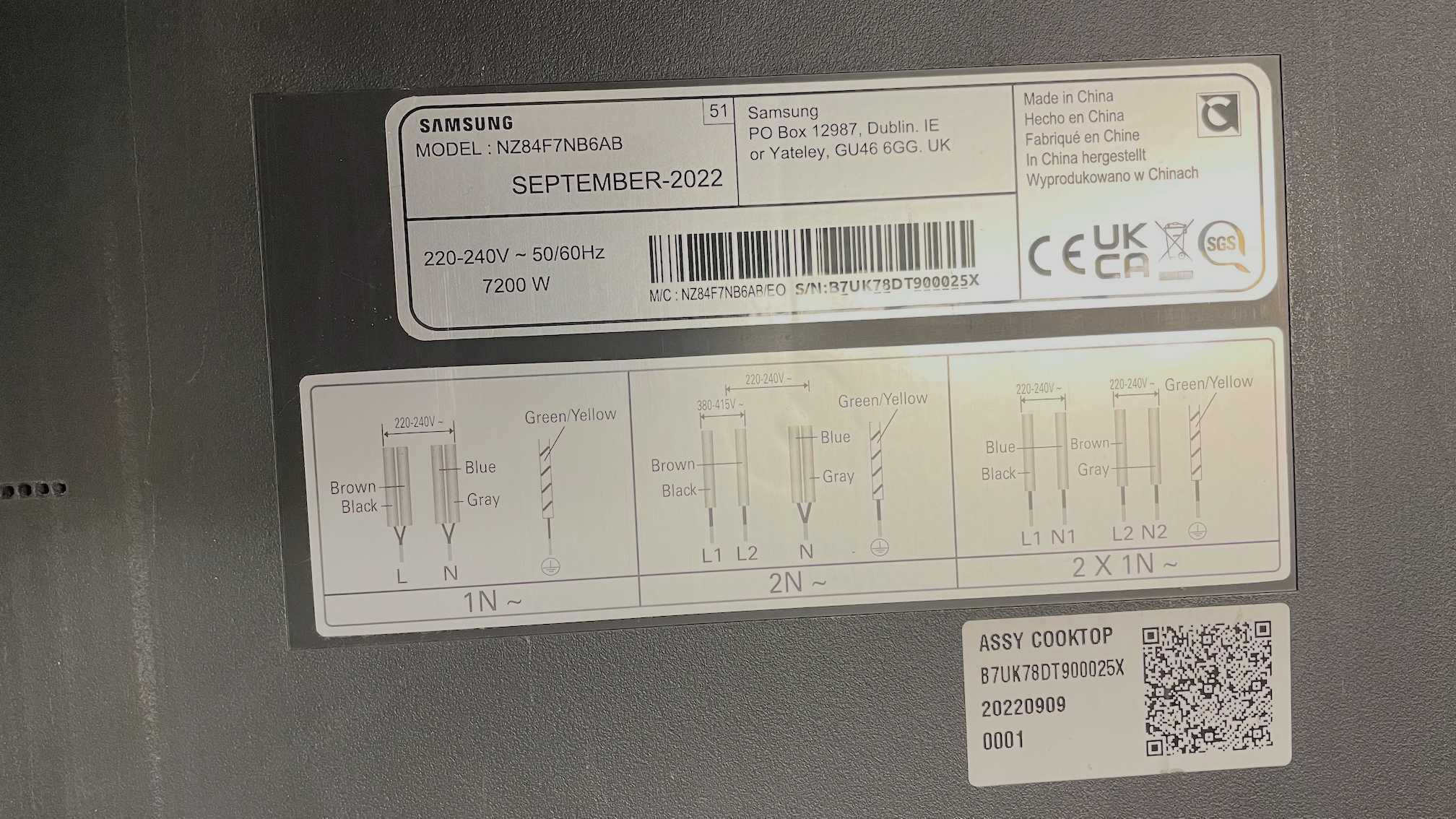 Płyta indukcyjna SAMSUNG NZ84F7NB6AB EO