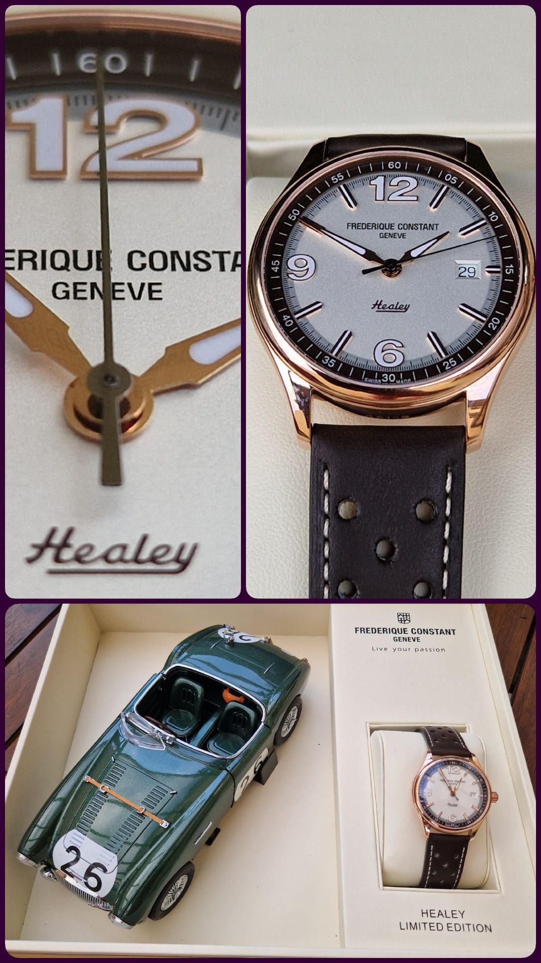 Frederique Constant Healey Limited - zegarek męski 40mm