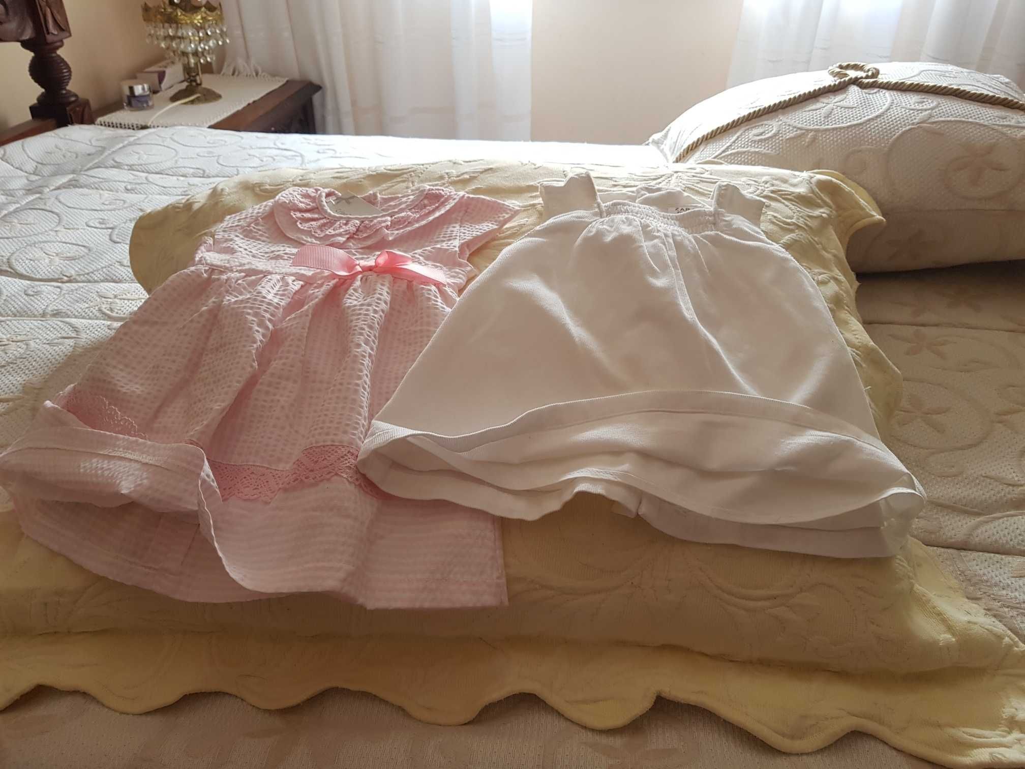 Roupinhas para bebé menina , 3 meses, Alguma nunca usada.