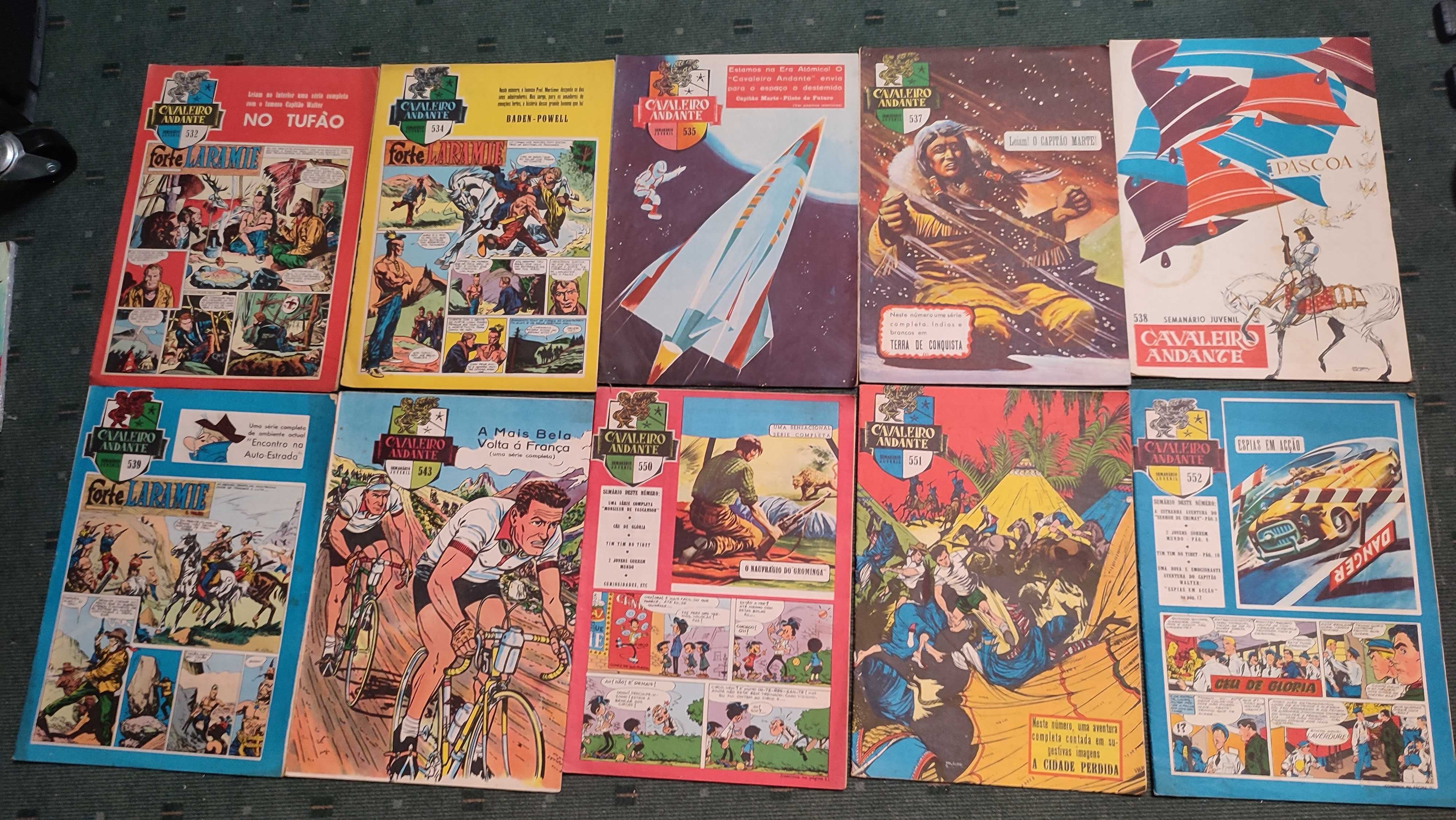 Revistas BD Cavaleiro Andante - Números acima do 500 - cada 3€