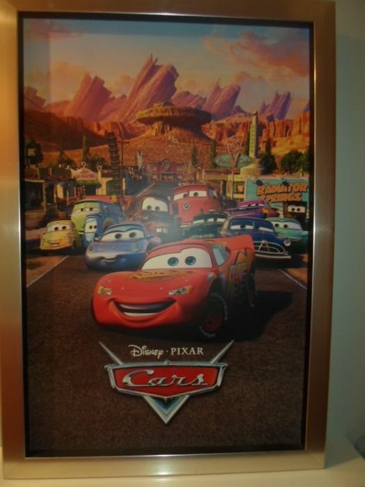 Mega obraz Cars - Auta dla chłopca, 60x90 cm do pokoju dziecięcego