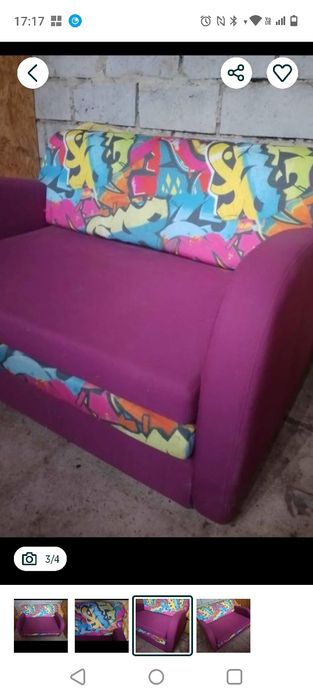 Sofa rozkładana młodzieżowa