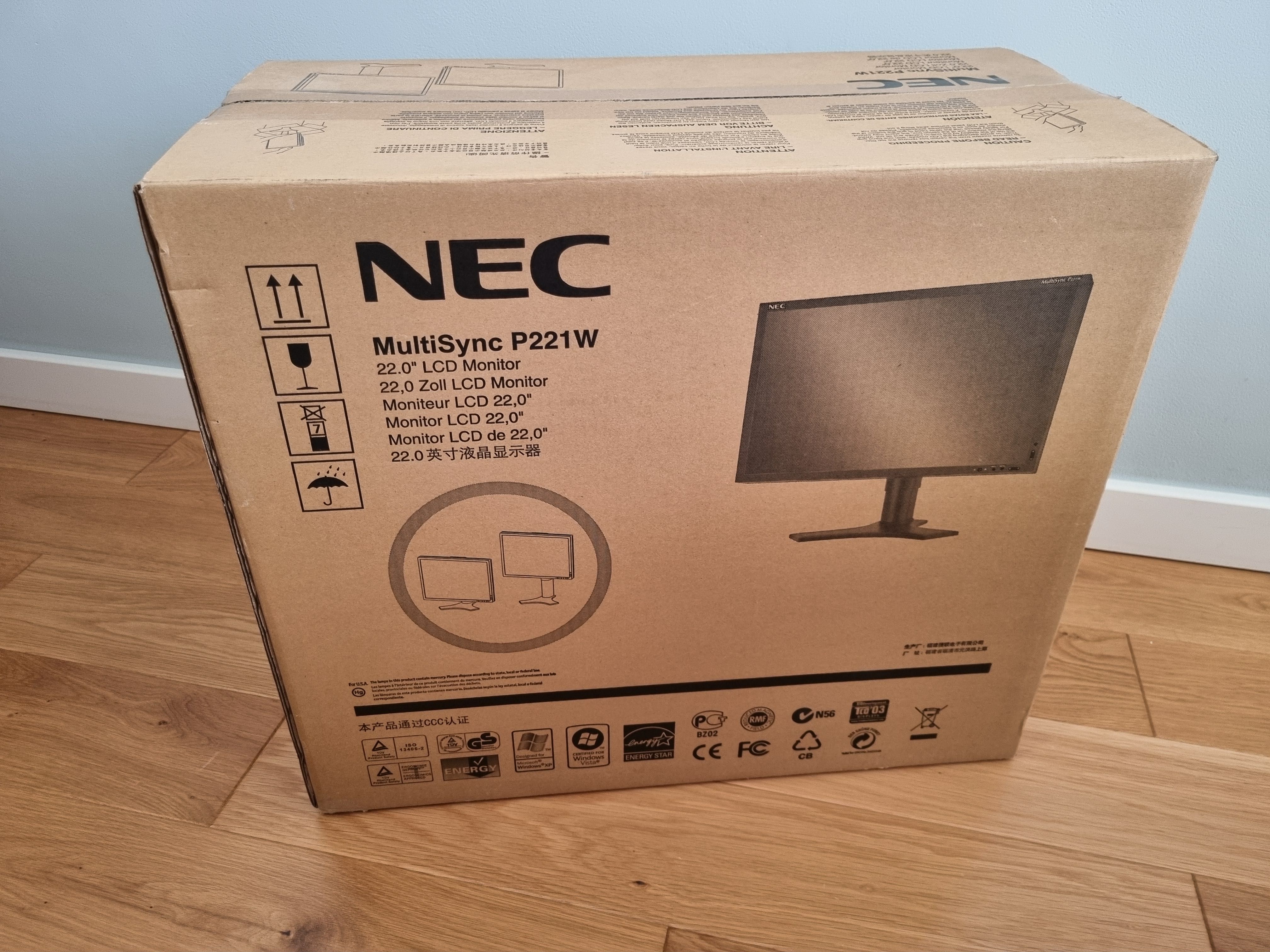 Monitor NEC MultiSync P221W 22"
