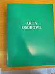 Akta osobowe - segregator A4