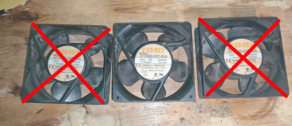 Wentylator 1szt NMB 4715MS-23T-B5A 230VAC 119x119x38mm