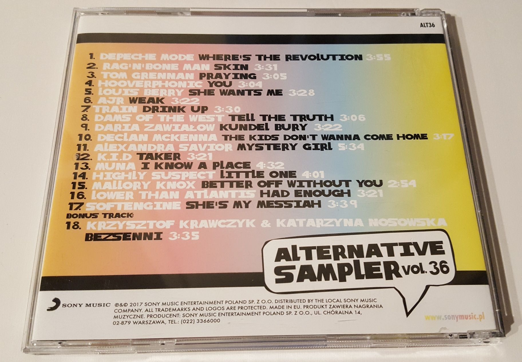 Alternative Sampler vol. 36 (Sony Music)