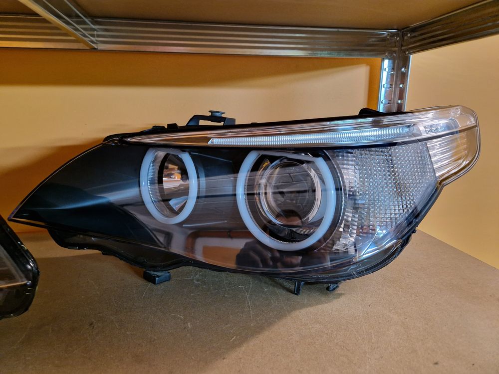 Reflektory lampy po regeneracji BMW E60 E61 bixenon xenon