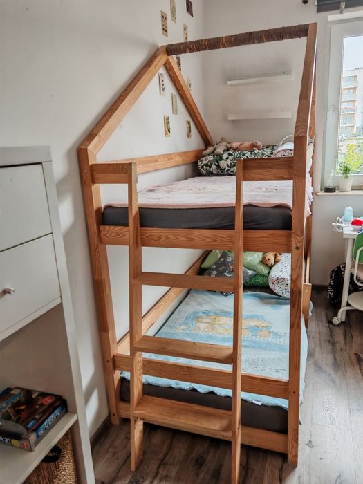 Łóżko piętrowe - domek ADEKO   ATRAKCYJNA CENA DO PIĄTKU 07.11 !!!