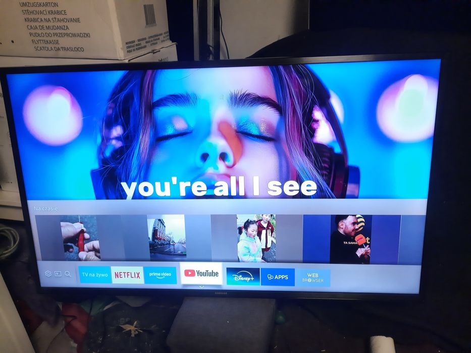 telewizor SAMSUNG 55 cali 4K UHD smart NETFLIX youtube wifi
