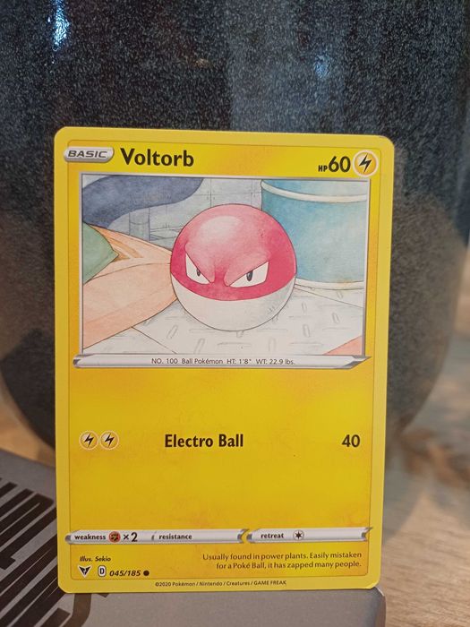 Carta Pokémon Voltorb #45