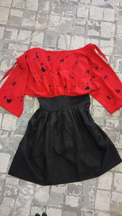 Сукня на літо з котиками