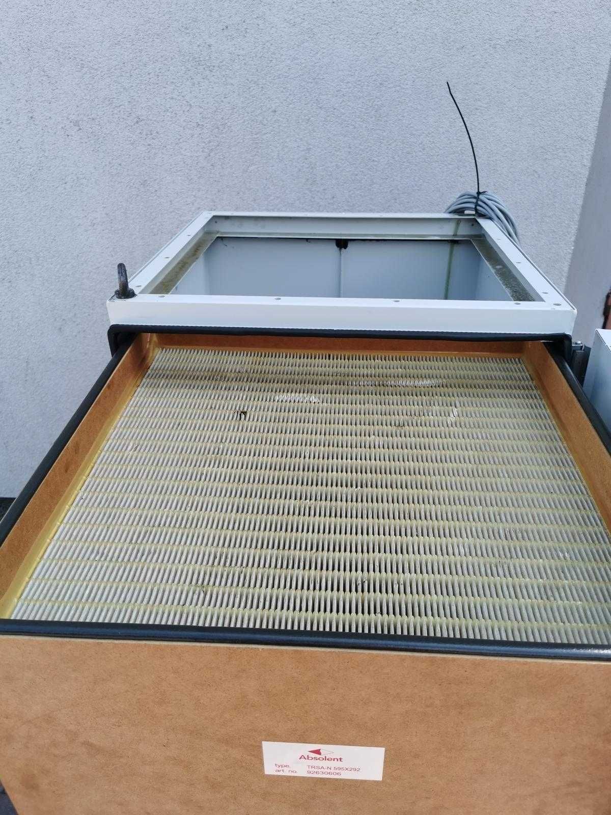 Odciąg mgły olejowej z maszyn CNC, filtr , separator ABSOLENT