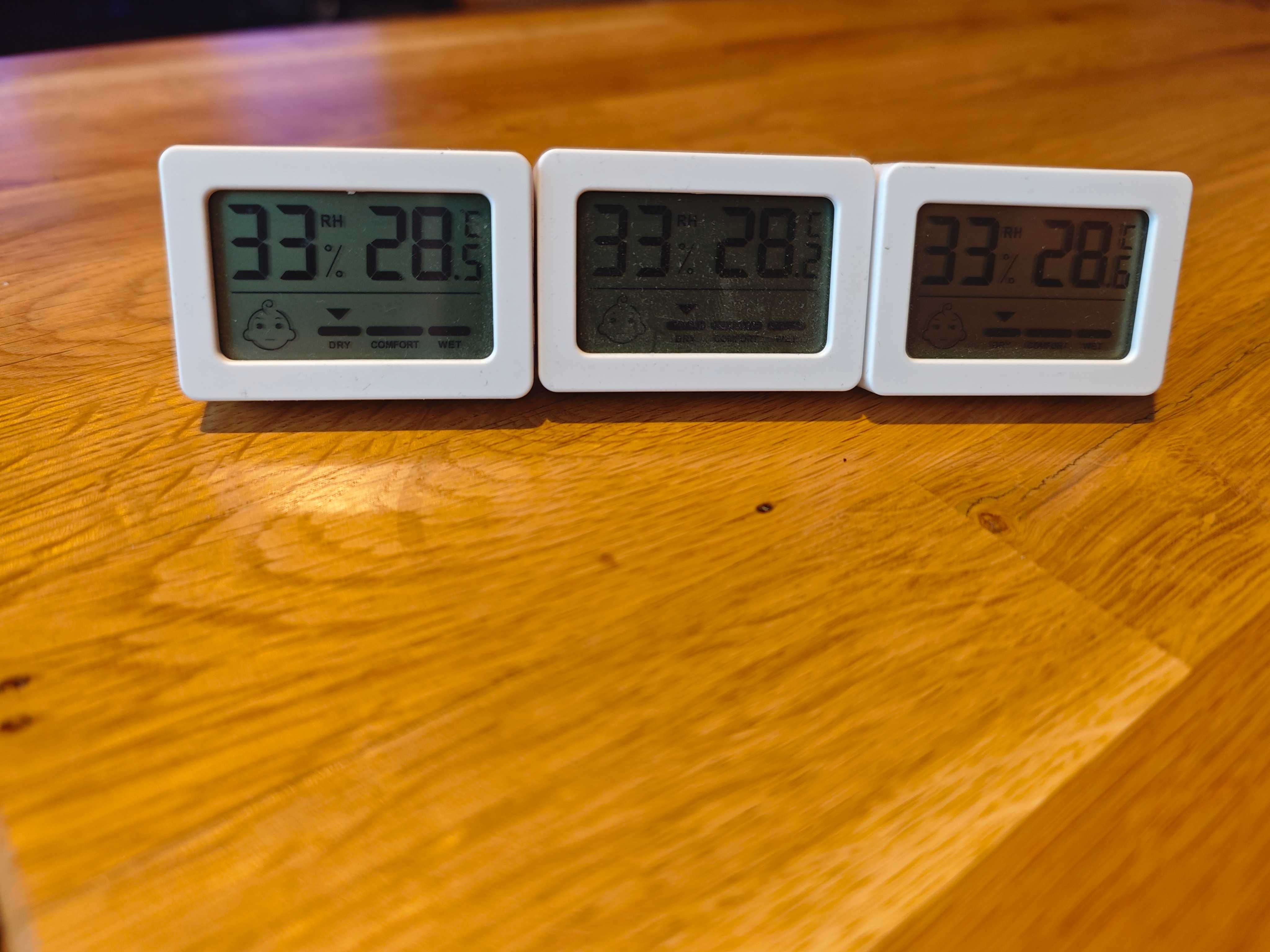 Domowy miernik temperatury i wilgotności w pomieszczeniu 3 sztuki