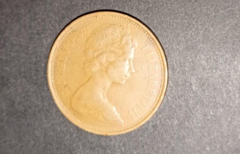 Moneta new pence 2 pence 1971 unikat!!!