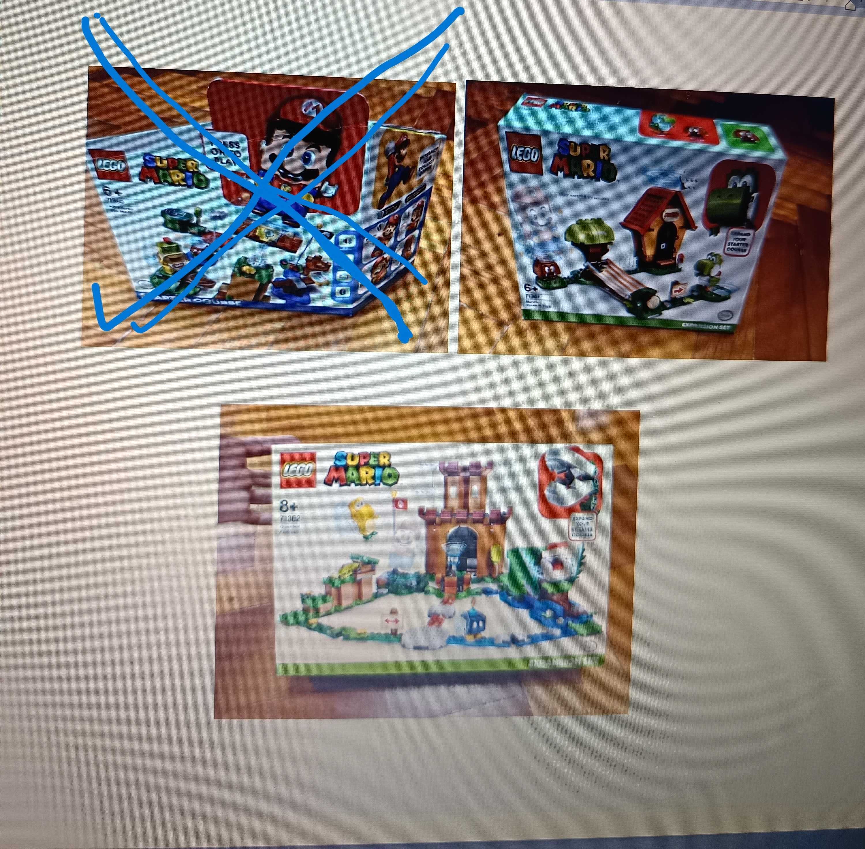 Legos do Super Mário  (desde 30€)