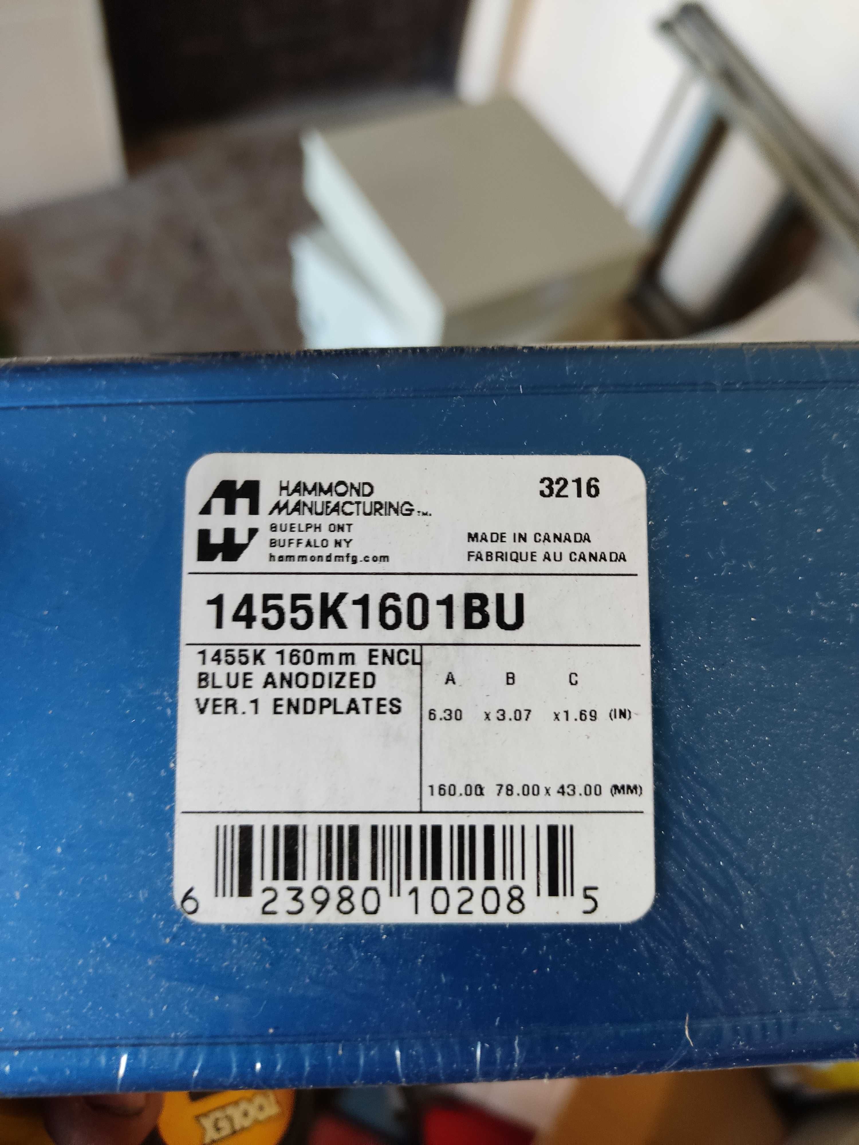 Алюмінієвий корпус 1455K1601 Hammond