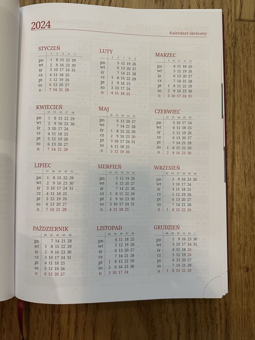 Almanach, kalendarz Zabrzański 2024 rok, nowy A4