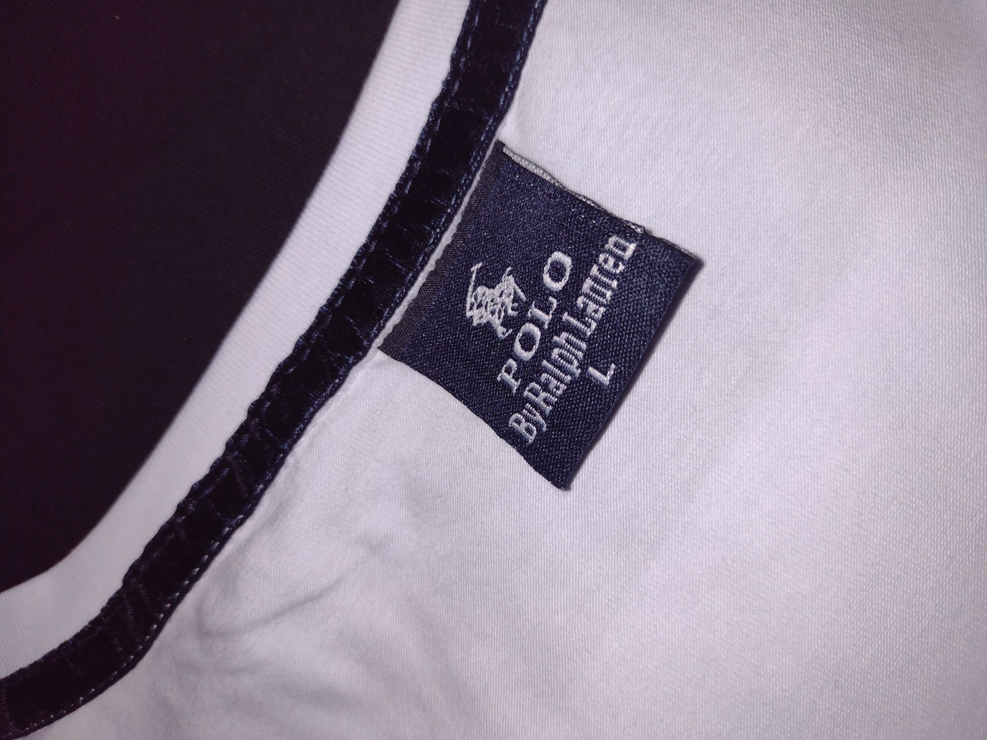Dwu pak Koszulki polo Ralph Lauren czarna i białą r. S