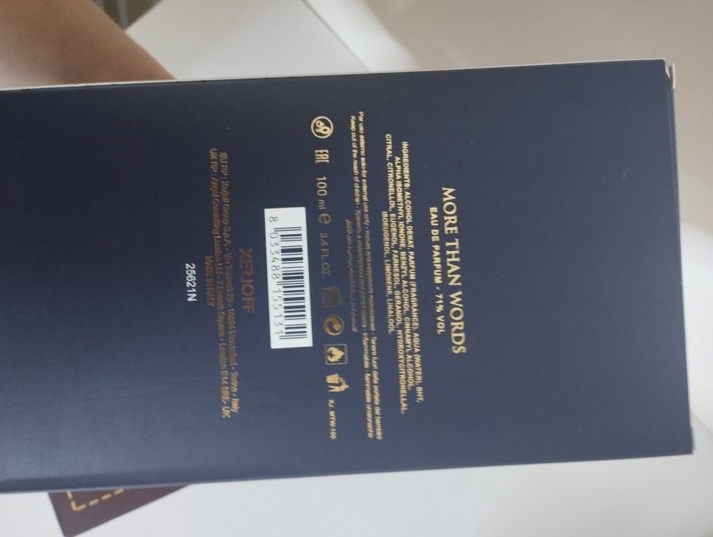 Parfum xeroff MORE THAN WORDS