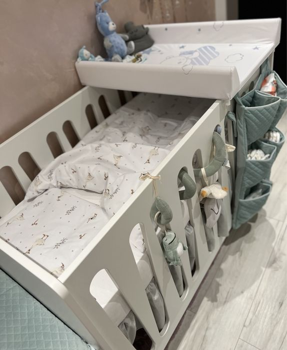 Łóżeczko dziecięce Moon białe