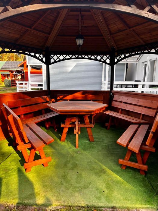 Altana Ogrodowa + Meble Drewniane