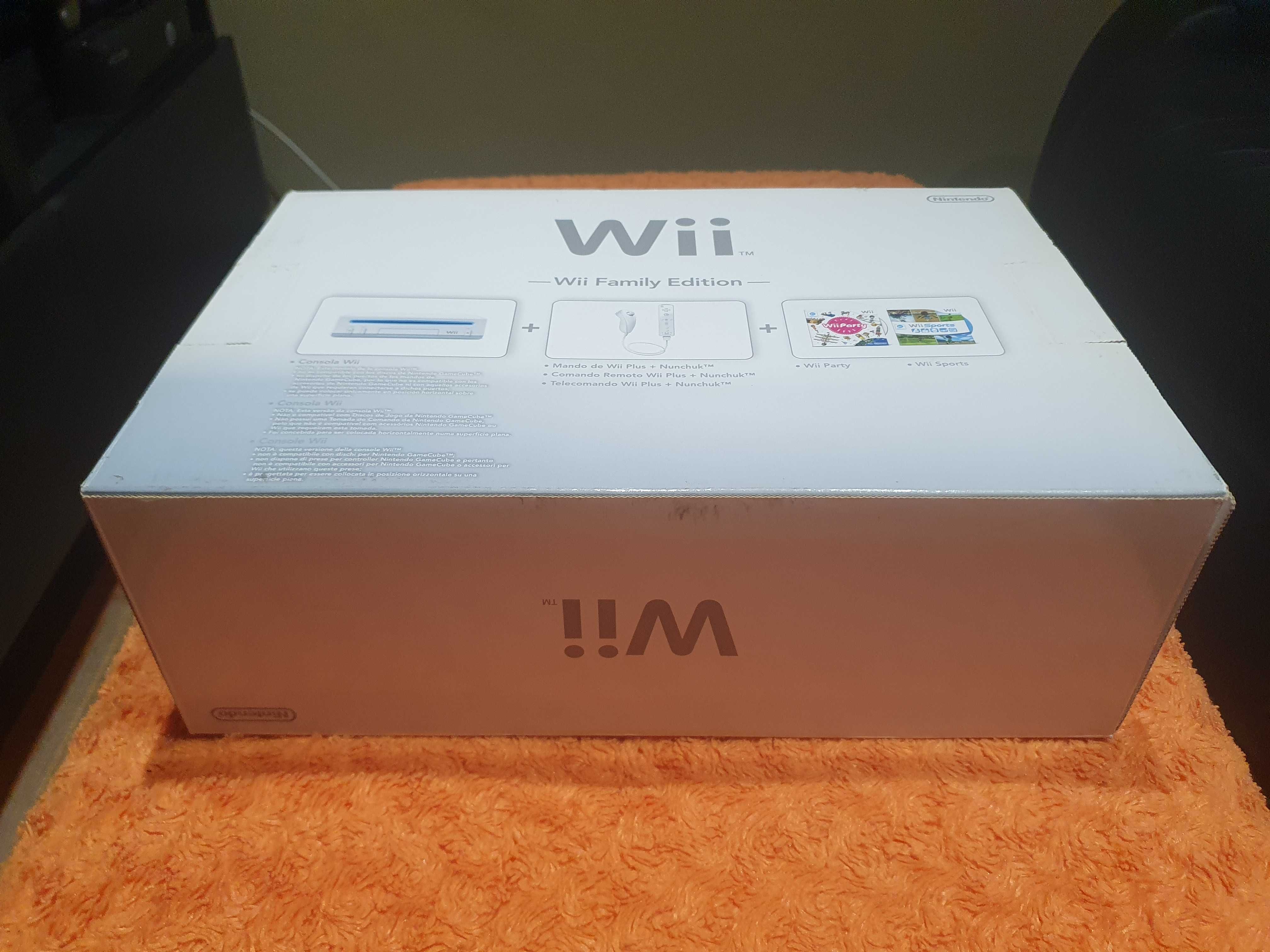 Caixa original Nintendo Wii como nova