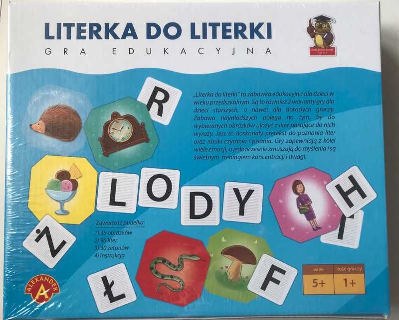 Gra edukacyjna Alexander Literka do literki